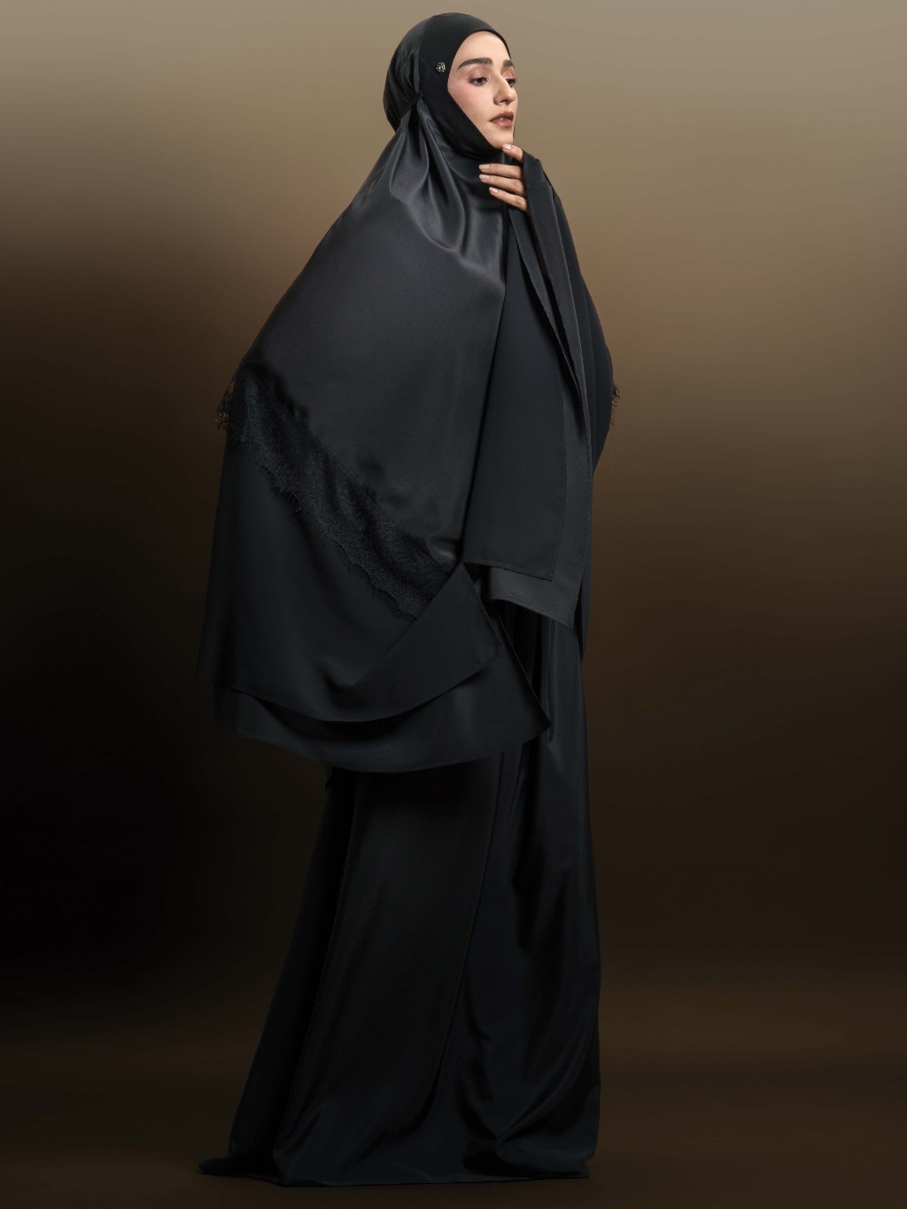 Telekung ARJANA Adaline in Black | Shopee Malaysia