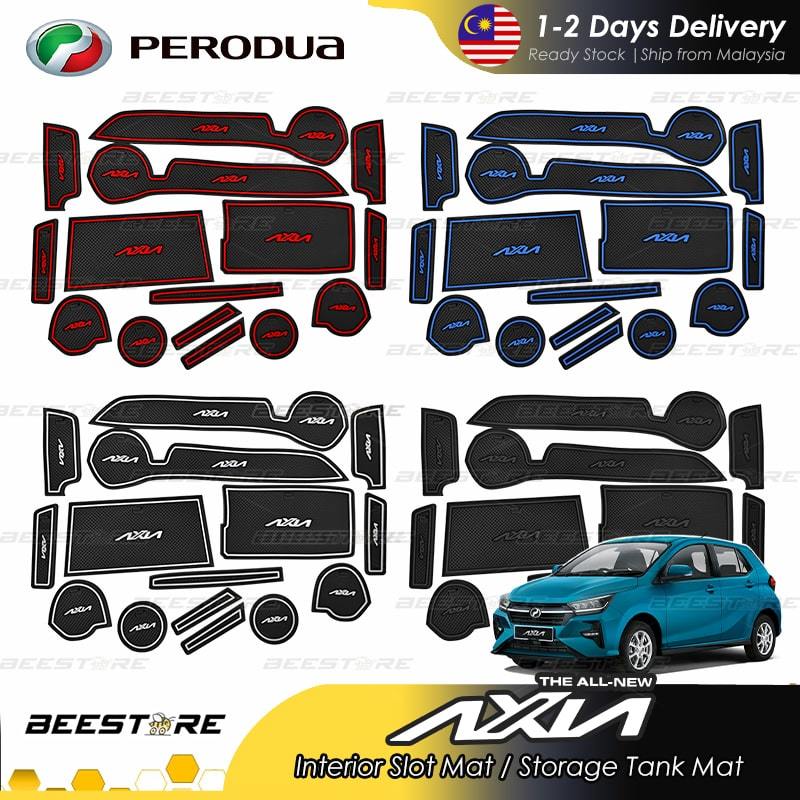 PERODUA NEW AXIA 2023 - 2025 BARU Interior Slot Mat Rubber Slip Pad ...