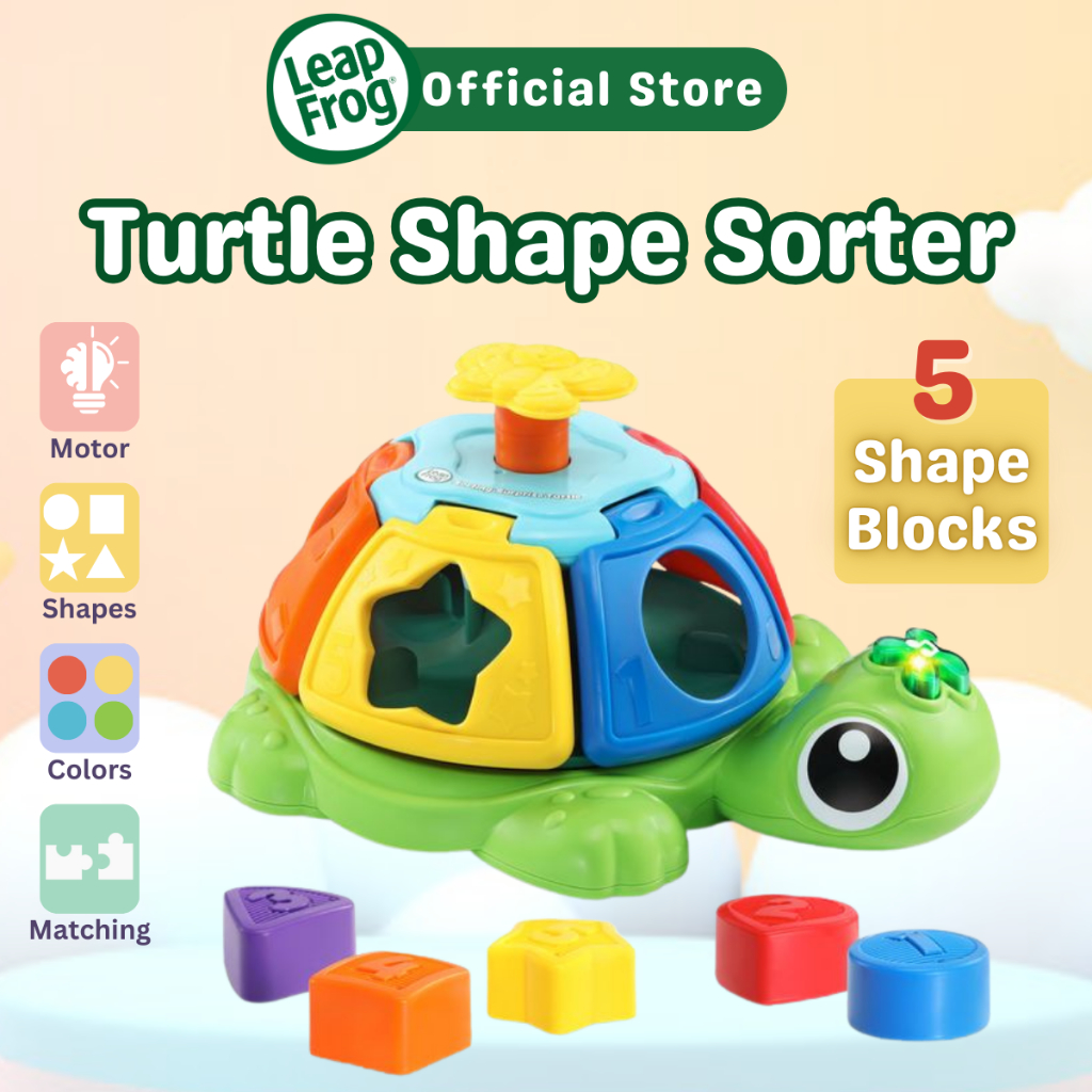 LeapFrog Sorting Surprise Turtle Shape Sorter | Shopee Malaysia