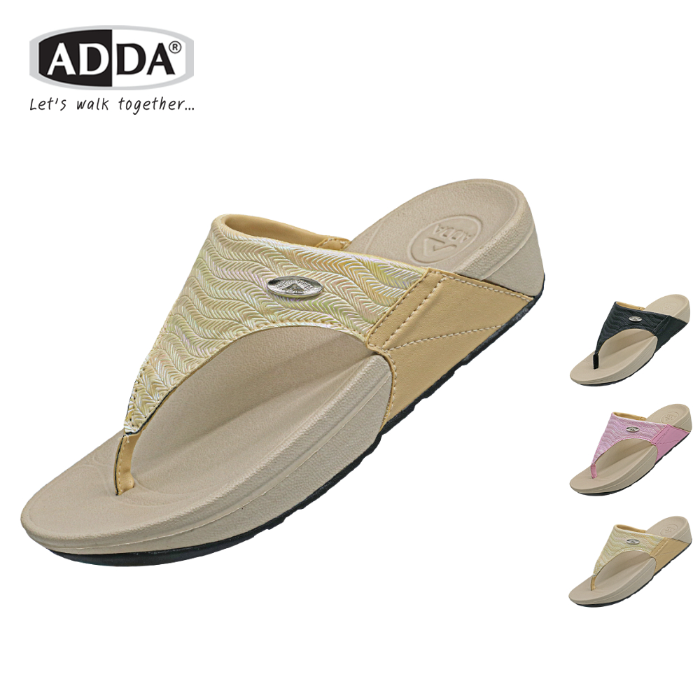 ADDA Women Slip On Sandal / Slides [GS-22S22-W1] | Shopee Malaysia