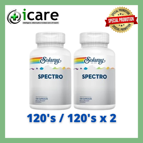 SOLARAY SPECTRO 120'S / 120'S X 2 ( EXP DATE : 05/2028 ) | Shopee Malaysia