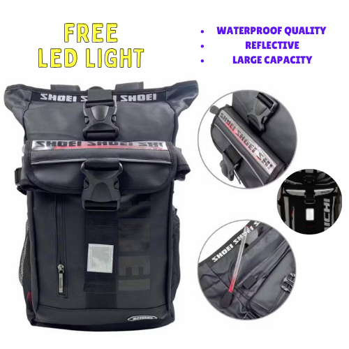 TAICHI 50L Led Light Backpack Waterproof Backpack Big Capacity ...