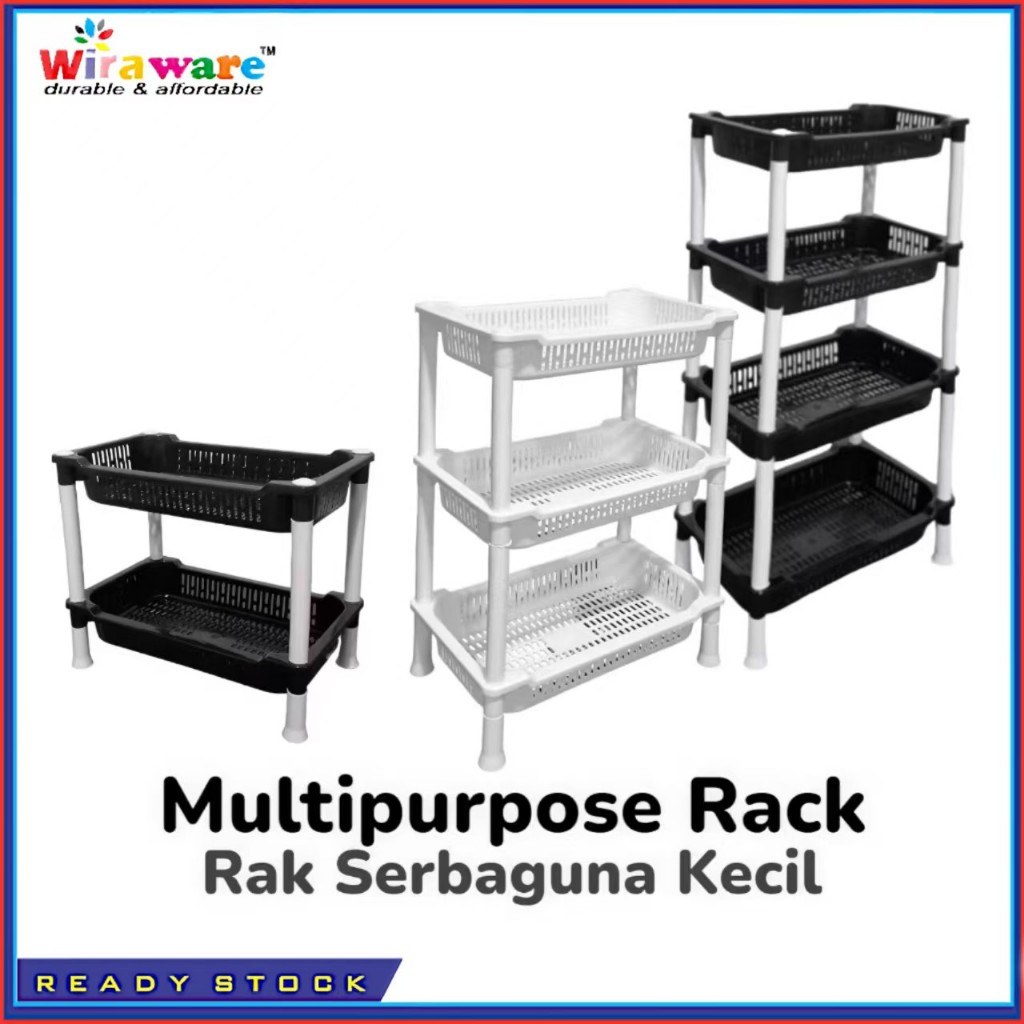 2Tier, 3Tier, 4Tier Multipurpose Rack, Small Rack, Rak Serbaguna Kecil ...