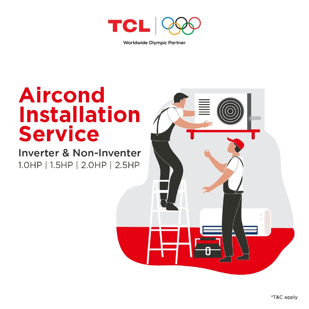 TCL Air Conditioner Installation Service | Shopee Malaysia