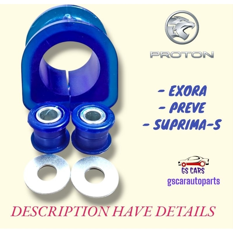 Ready stock Power Steering Rack Bush Silicone Set For Proton Exora ...