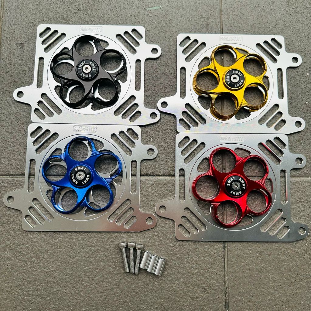 Original SMRT Radiator Cover SPINER Bintang Vario 125/150 ADV150 PCX150 ...