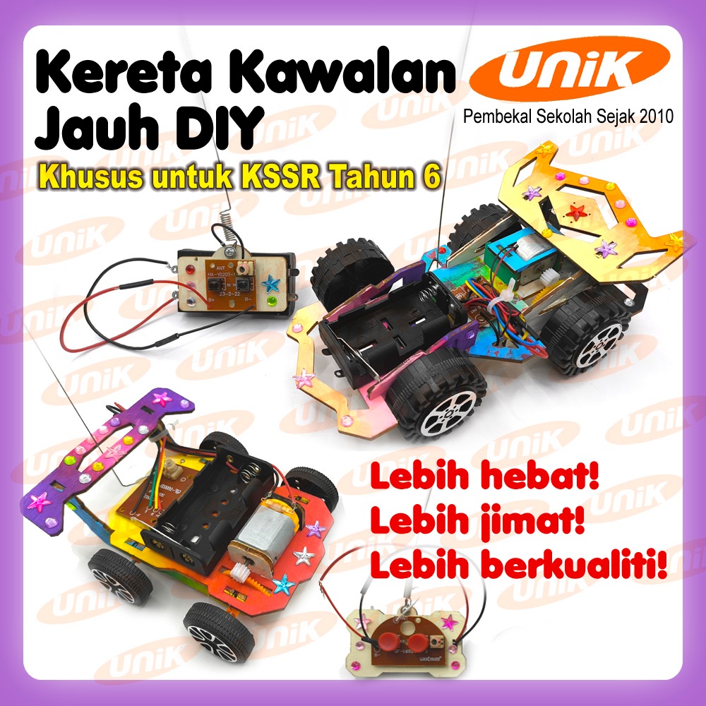 [UNIK] RBT Tahun 6 KSSR - Kereta Kawalan Jauh DIY STEM - Projek Reka ...