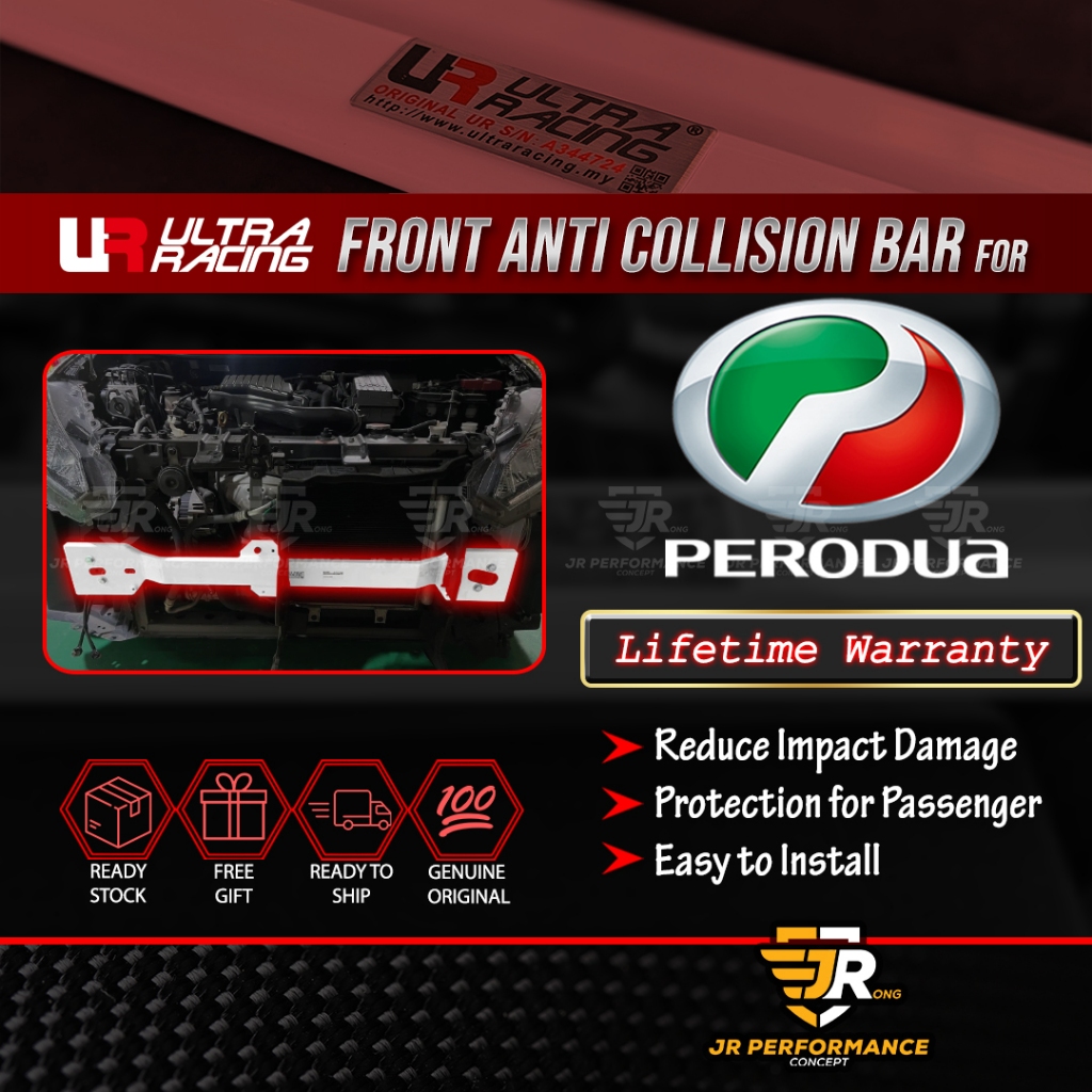 Ultra Racing Myvi Axia Ativa Bezza Front Anti Collision Bar 2 Points ...