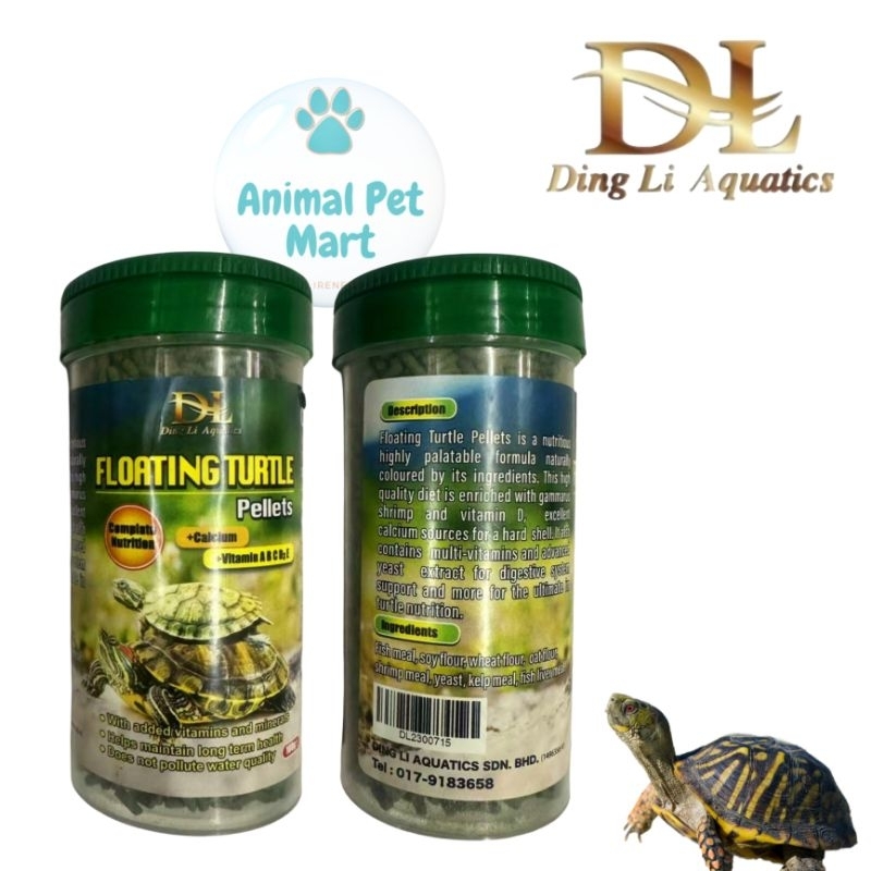 DL FLOATING TURTLE PELLET MAKANAN KURA-KURA 100G | Shopee Malaysia