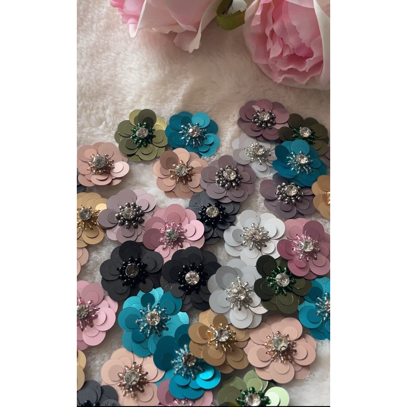 Diamond Bunga Baju Tambahan F065 (5pcs) | Shopee Malaysia