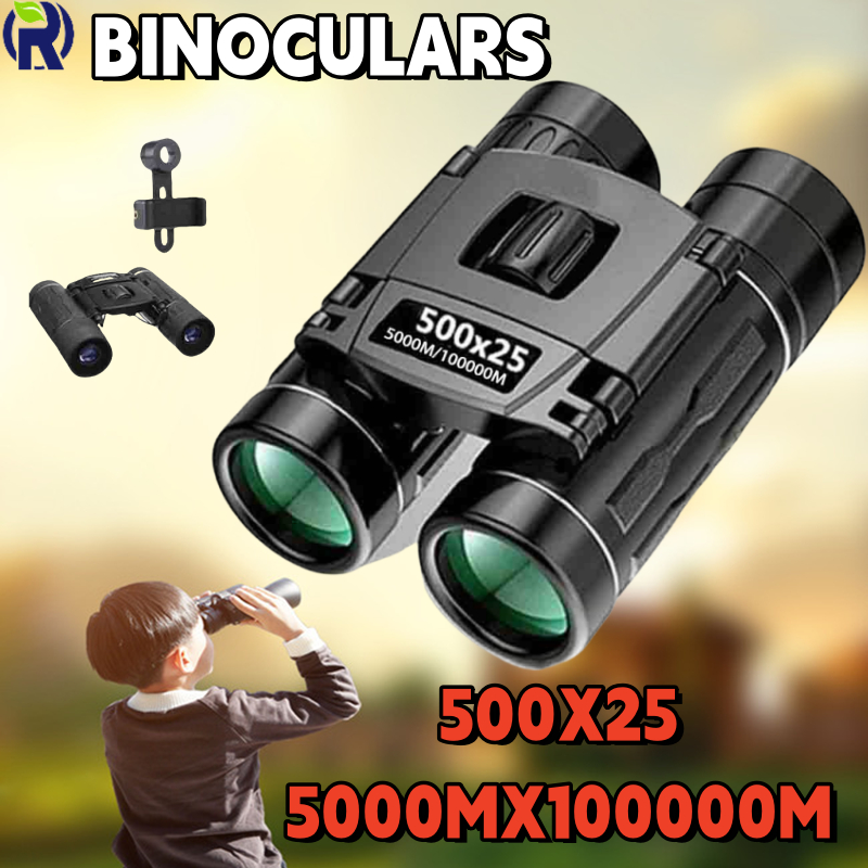 Portable HD Zoom 5000M/50000M Binoculars Powerful Folding Long Distance ...