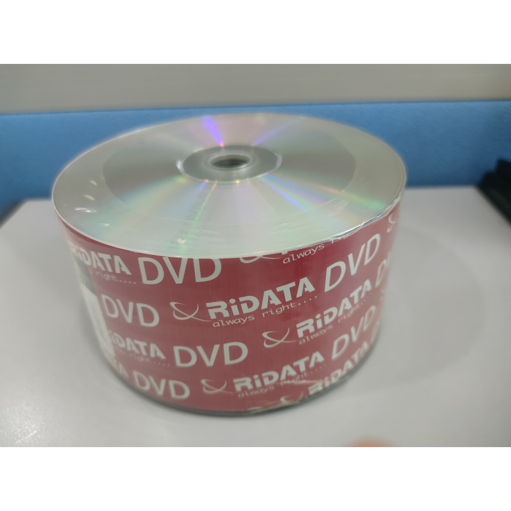 RIDATA DVD+R / DVDR Silver Surface 4.7GB 120Min 16x ~ 50Pcs Per Pack ...