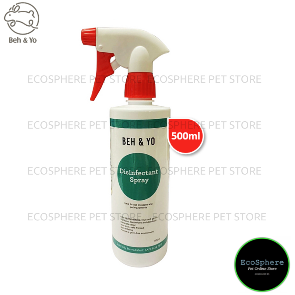 BEH & YO Disinfectant Spray 500ml (For Hamster, Rabbit, Guinea Pig ...