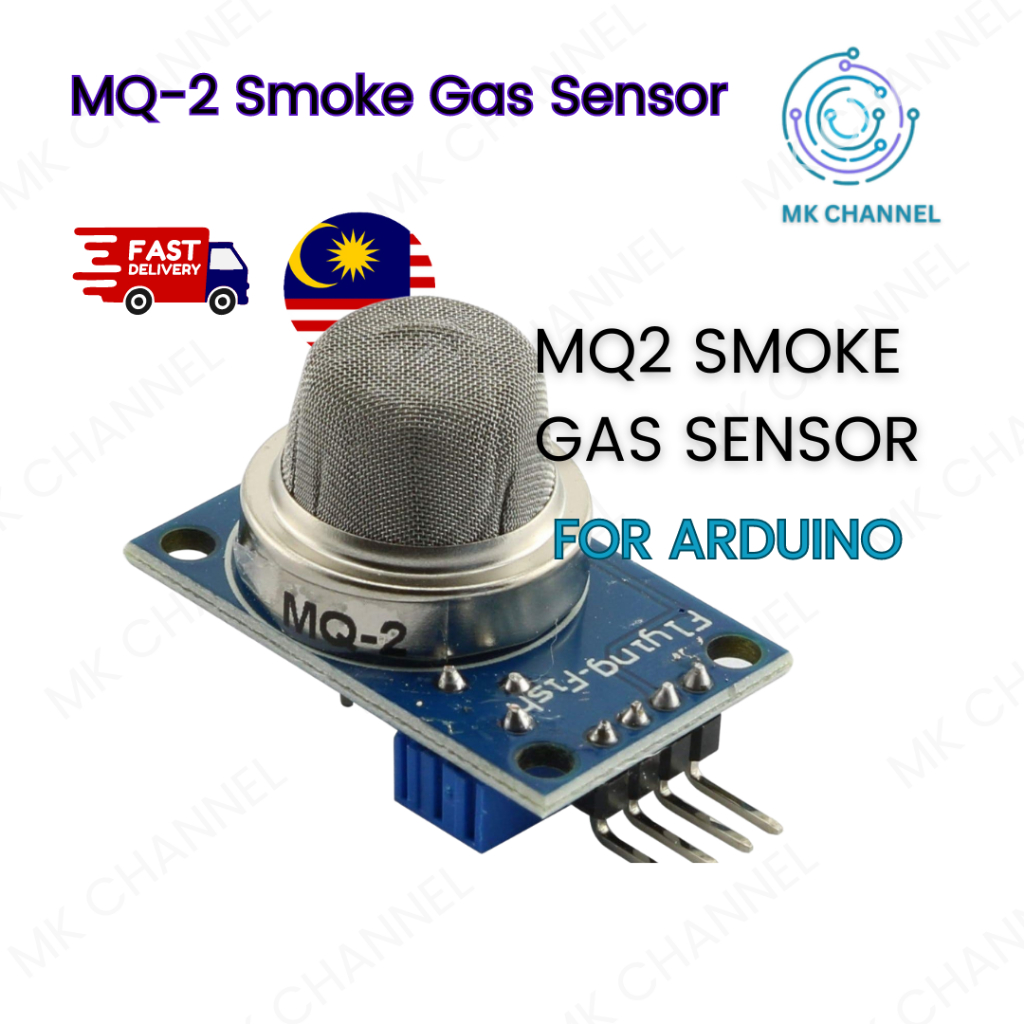 MQ-2 Smoke Gas LPG Hydrogen Sensor Detector Module MQ2 For Arduino ...