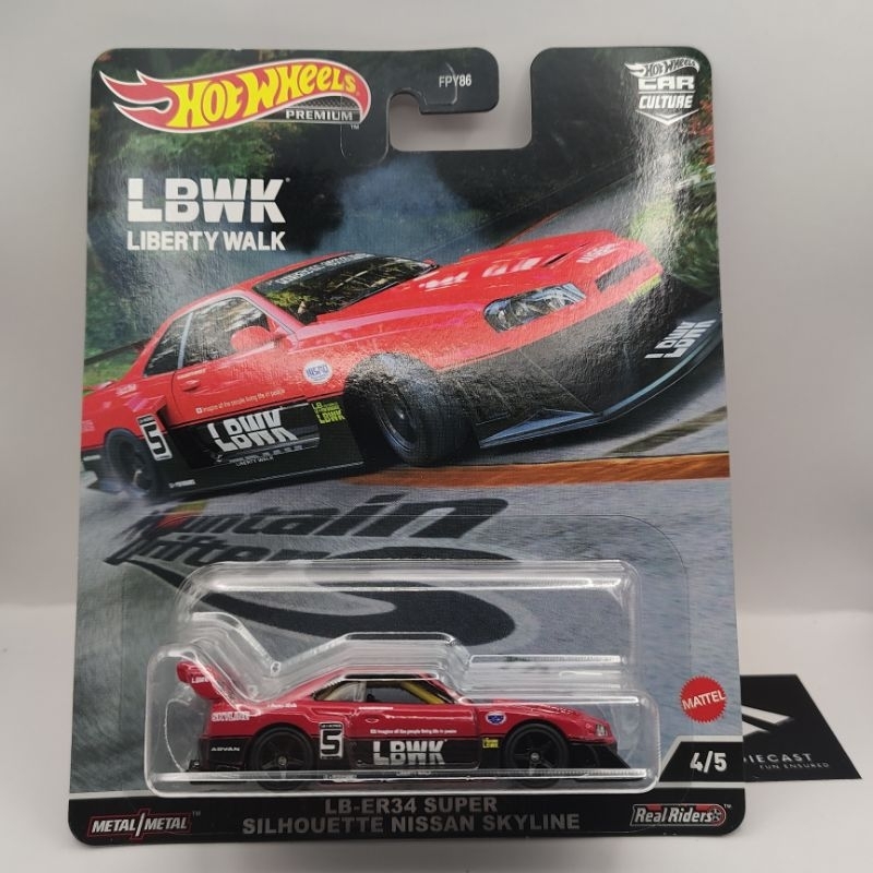 HotWheels Mountain Drifters LBWK LB ER34 Super Silhouette Nissan ...
