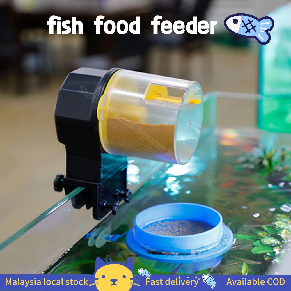 Automatic Feeder Aquarium Goldfish Smart Timing Auto Fish Feeder Timer ... - Smart Fish Feeder And Monitoring Systems For Goldfish