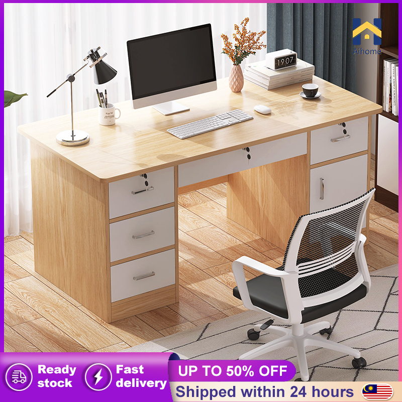 Computer Table With Drawer Office Table Home Bedroom Student Study ...