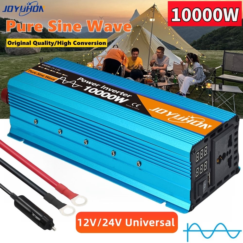 10000W Car Power Inverter 12V/24V to 220V Power Inverter Converter Car ...