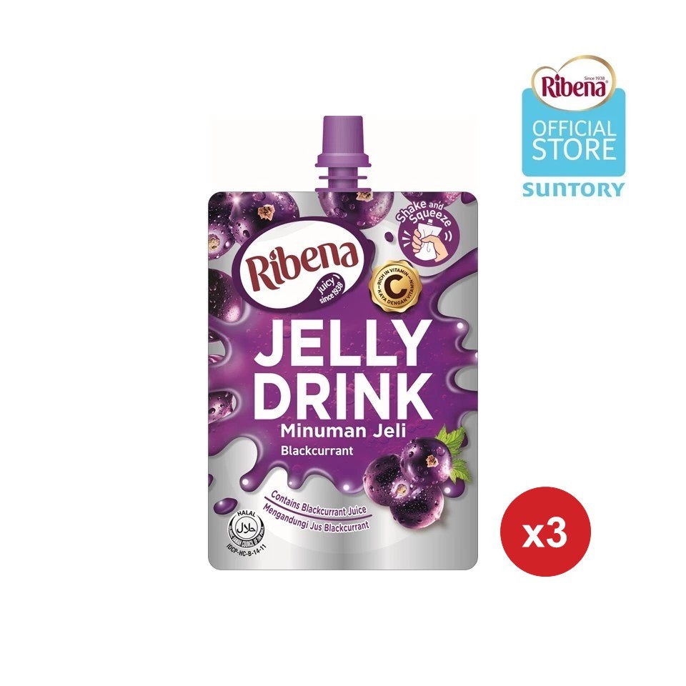 [Bundle of 3] Ribena Jelly Drink Regular 160g | Shopee Malaysia