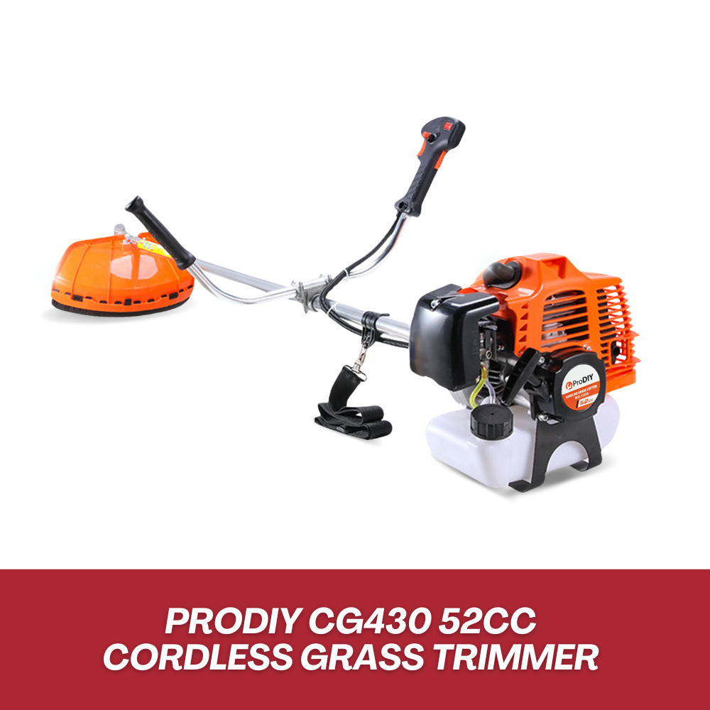 PRODIY Cordless Petrol Grass Trimmer CG430 52CC Brush Cutter Grass ...