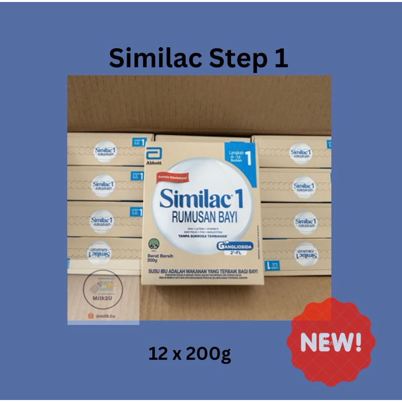 Similac Step 1 - 2.4kg (200G x 12) | Shopee Malaysia