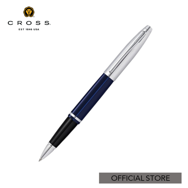 Cross Calais Rollerball Pen – Karmozijnrode Metallic Afwerking, Zwarte Inkt, Inclusief Luxe Geschenkdoos