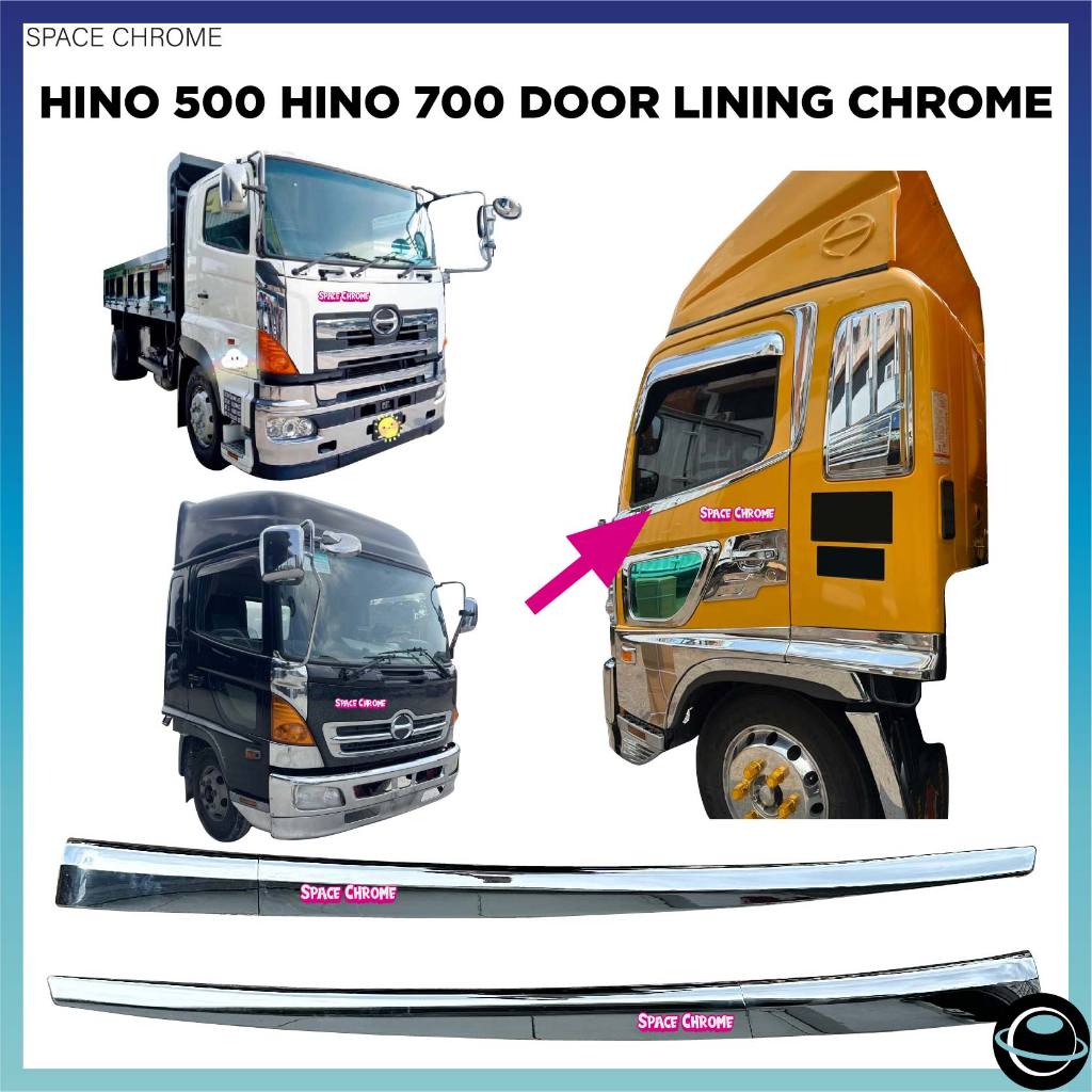HINO 500 HINO 700 BINGKAI CERMIN CHROME WINDOW LINING CHROME HINO ...