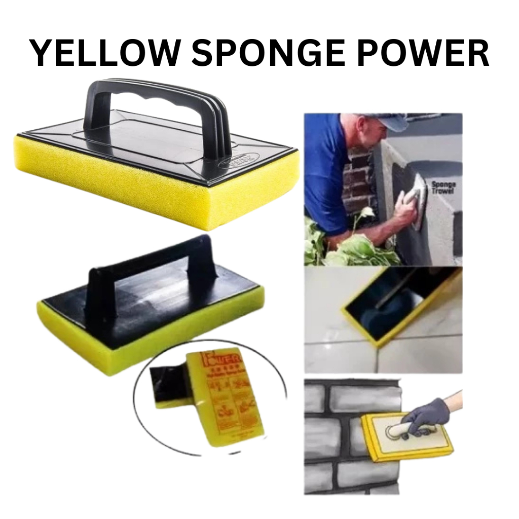 YELLOW SPONGE SCRUB (POWER BRAND) / SPAN KUNING / SPAN GOSOK / SPAN ...
