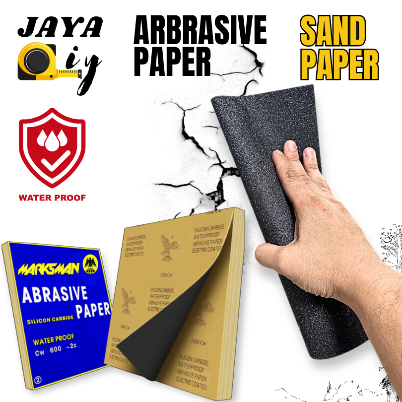 [WATERPROOF] Sand Paper Wet & Dry Sandpaper Abrasive Paper Silicon ...