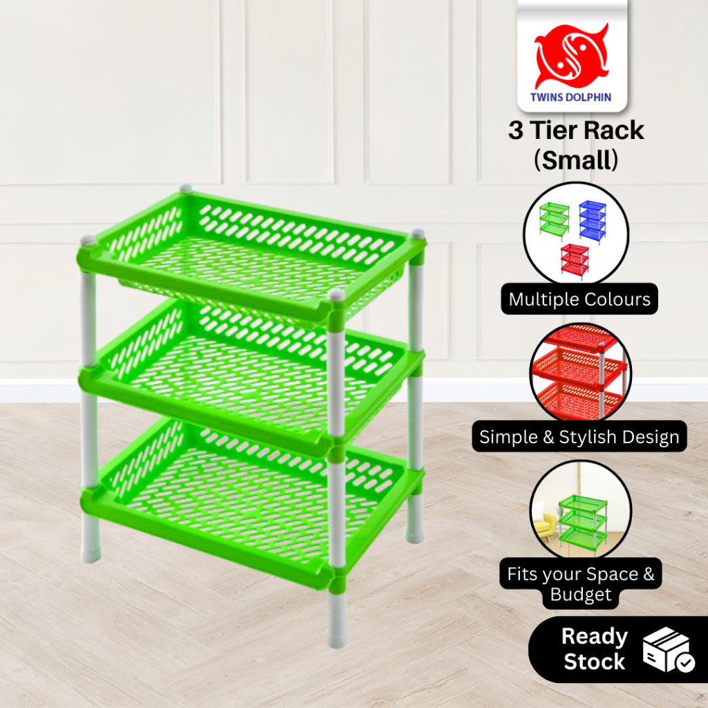 Twins Dolphin 3/4 Tier Rack (Small) | Rak Twin Dolphin 3/4 Tier (Kecil ...
