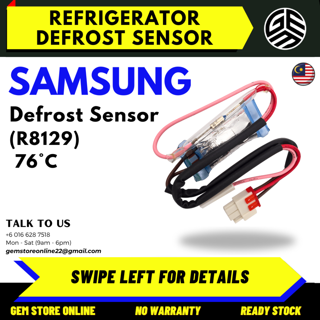 ( R8129 ) SAMSUNG Refrigerator Sensor / Sensor Peti Sejuk / Defrost ...