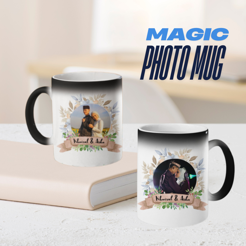 Customised Magic Photo Mug Birthday Wedding Graduation Teacher's day ...