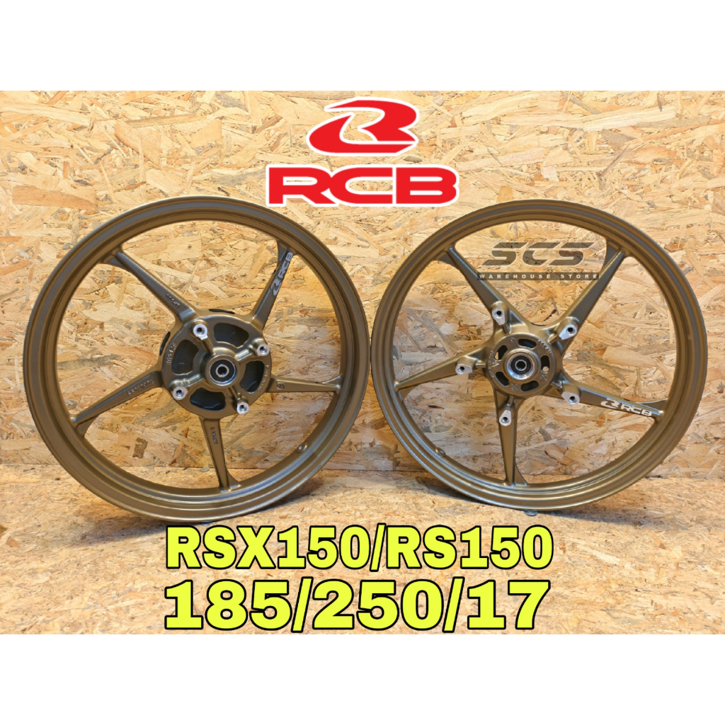 RSX RCB Sport Rim SP500 Honda RSX150 RS150 185/250/17' Racing Boy RSX ...