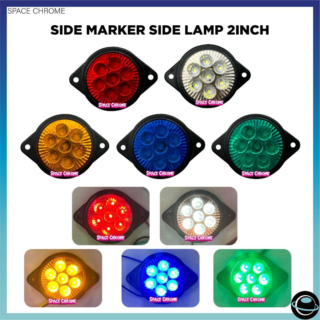 LED LORI TRUCK SIDE MARKER SIDE LIGHT LED 24V LAMPU TEPI LORI TRAILER ...