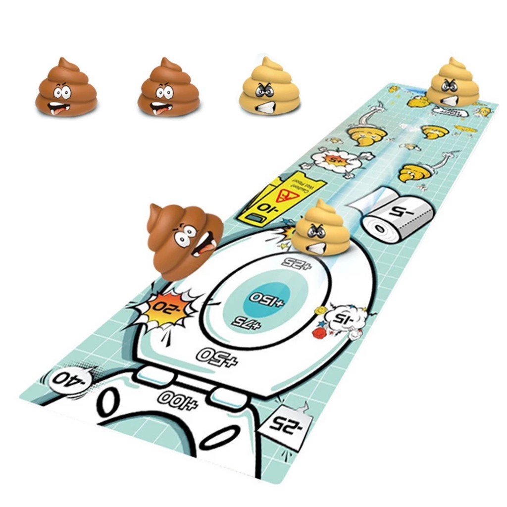 (Ready Stock/Local Shipment) Table Shuffleboard Game Bowling Poop Car ...