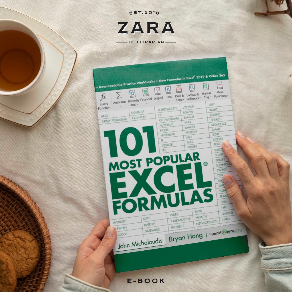 101 Most Popular Excel Formulas | Education | Shopee Malaysia image.