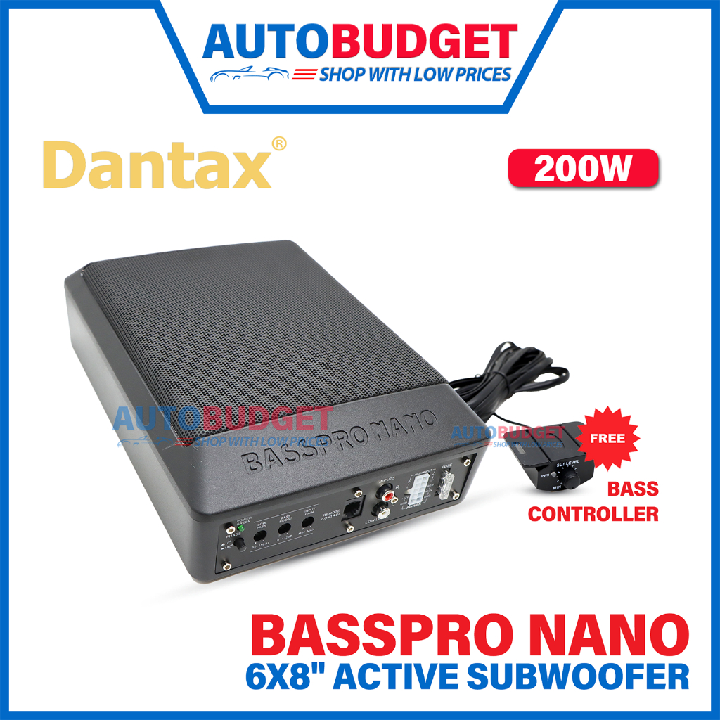 Car Underseat Subwoofer BASSPRO NANO 6x8