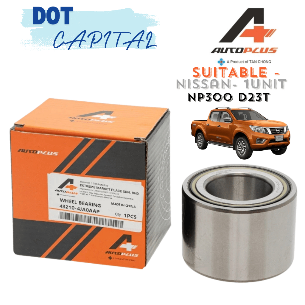 AUTOPLUS Rear Wheel Axle Bearing *NISSAN NAVARA NP300 D23 * 43210-4JA0A ...