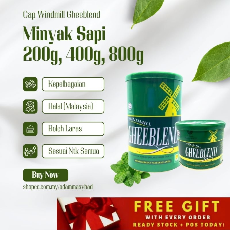 🔥PROMO🔥 WINDMILL GHEEBLEND BLENDED OIL GHEE / MINYAK SAPI SEBATIAN ...