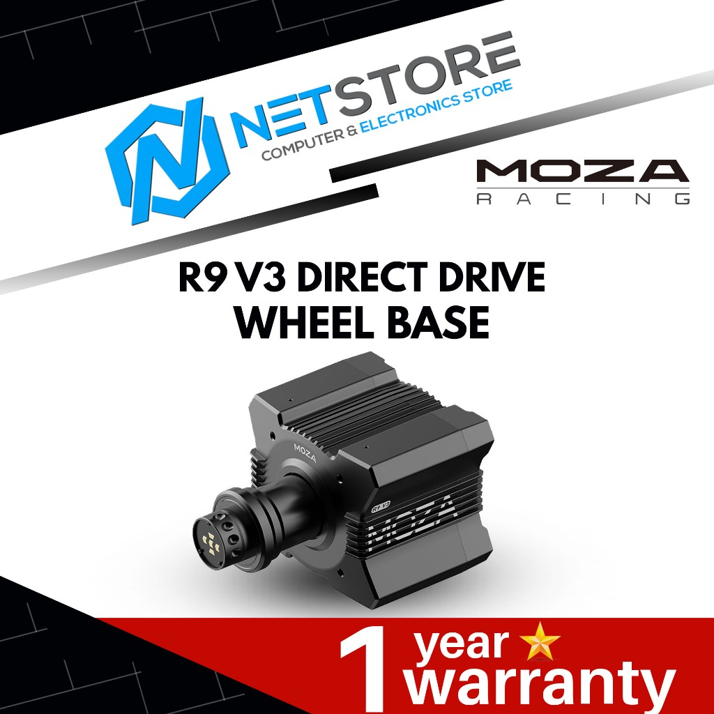 MOZA R9 V3 DIRECT DRIVE WHEEL BASE - RS080 | Shopee Malaysia