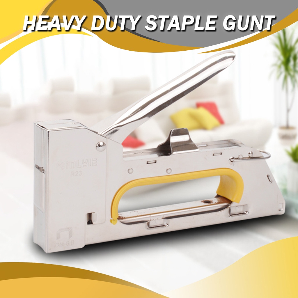 Strong Heavy Duty Hand Stapler Nail Tacker Gun | For Fastening ...