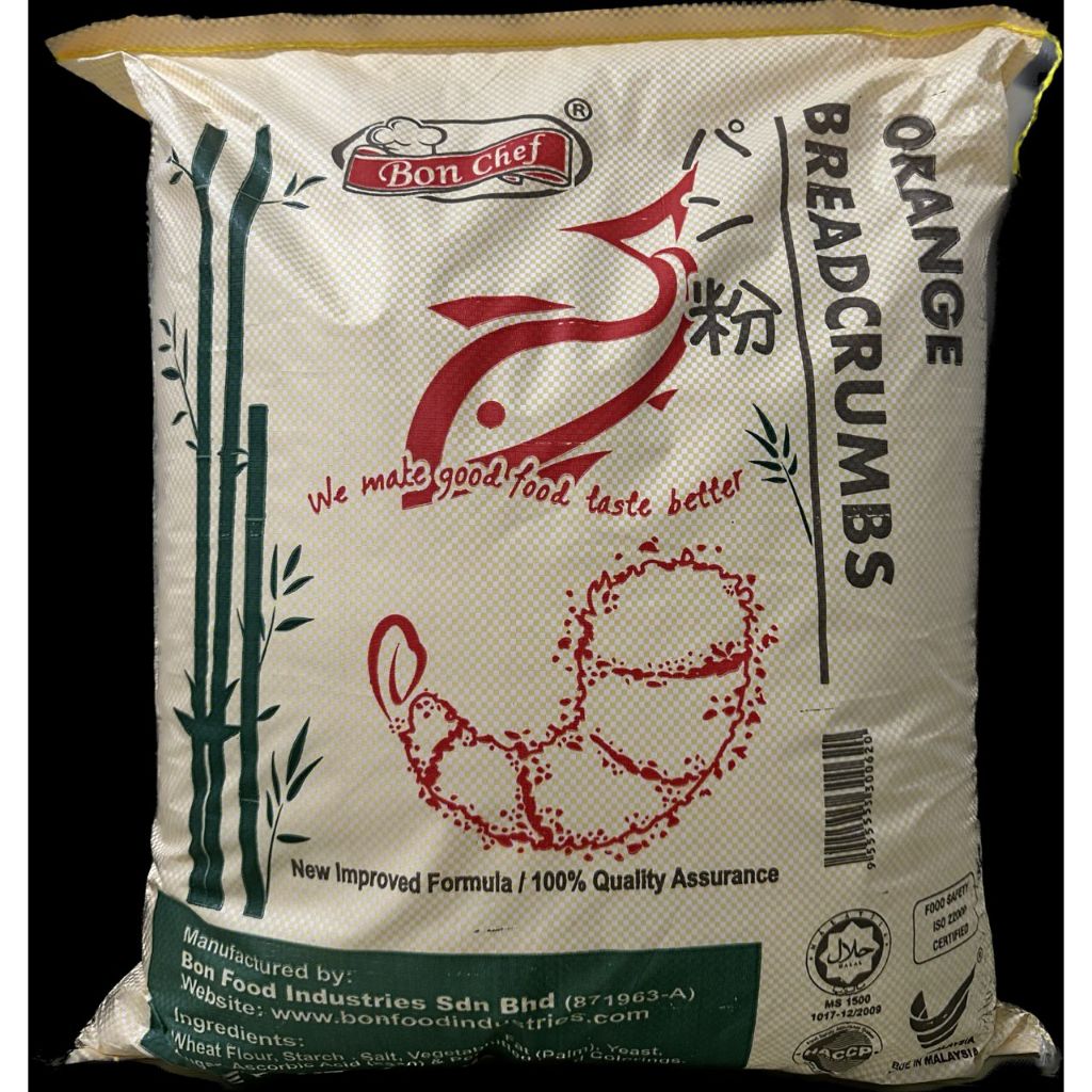 BON CHEF Breadcrumb 10 kg (Serbuk Roti) (ORANGE) | Shopee Malaysia