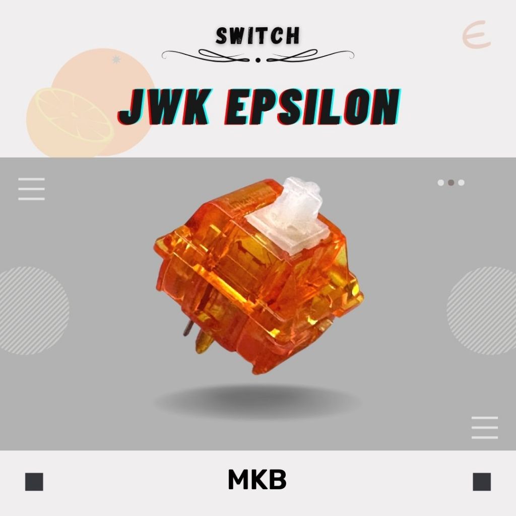 MKB JWK Epsilon Linear Switch for Mechanical Keyboards (68g) | Shopee ...