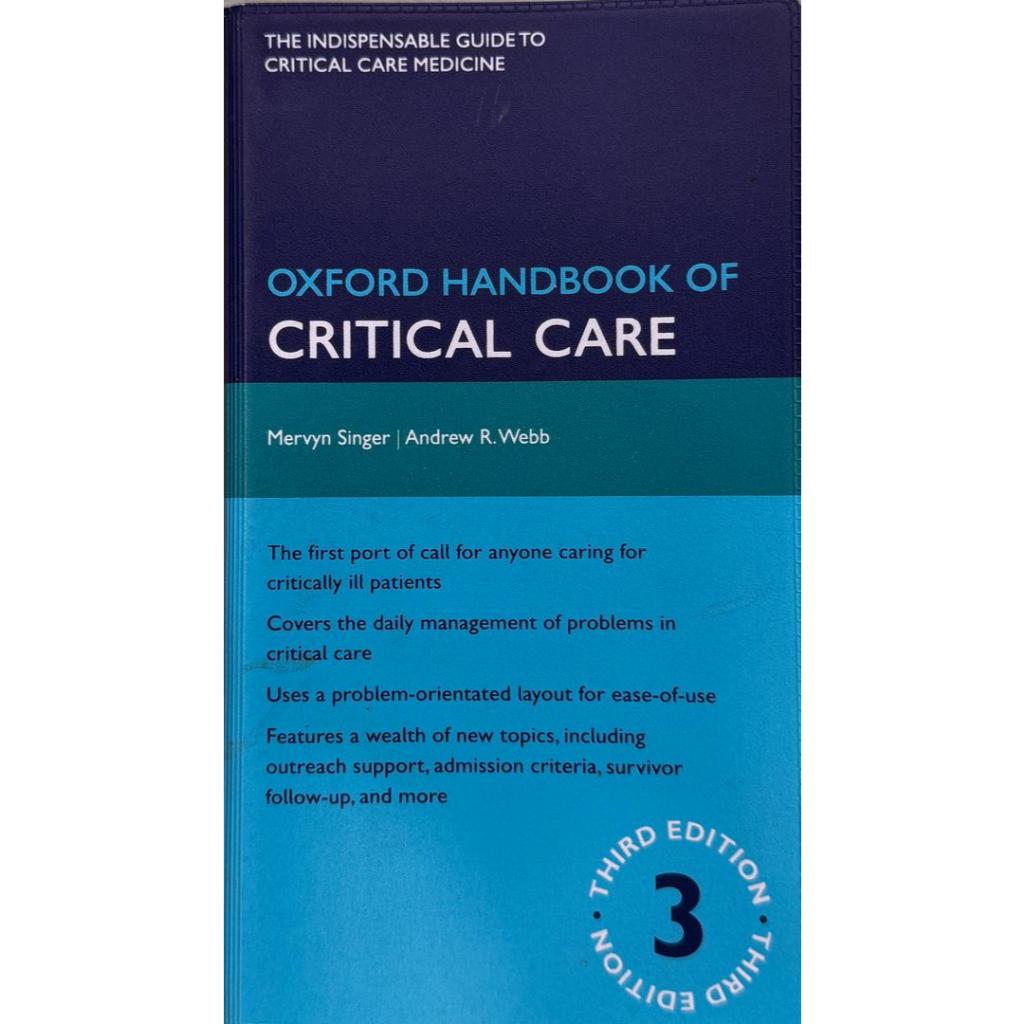 Oxford Handbook of Critical Care 3rd Edition | Shopee Malaysia