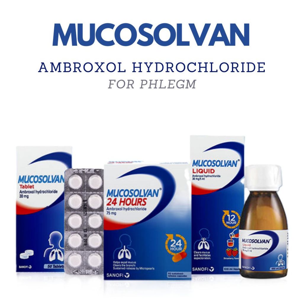 MUCOSOLVAN (Ambroxol Hydrochloride) Tablet/Liquid/Capsule | Shopee Malaysia
