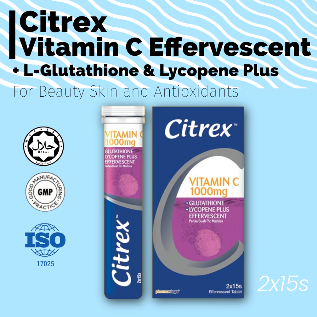 citrex vitamin c glutathione Citrex Vitamin C Effervescent 30s