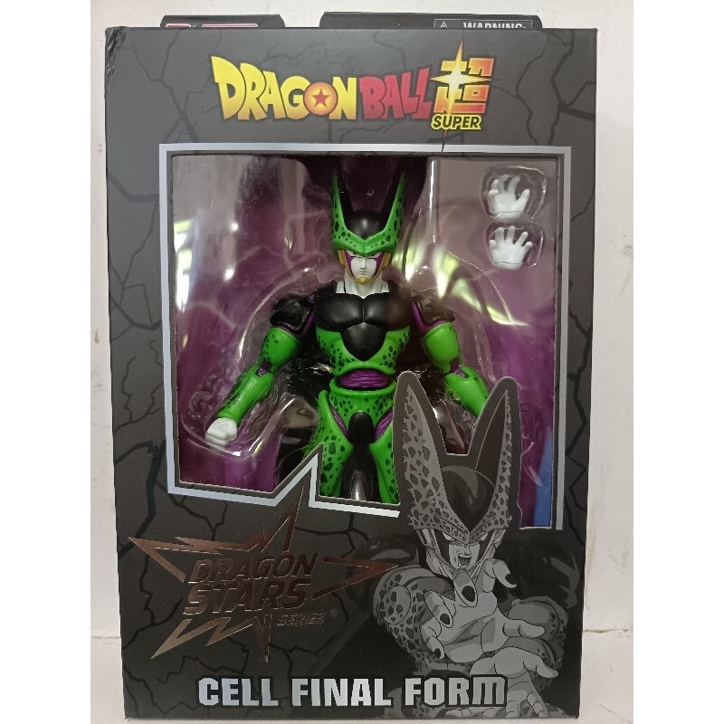 Figurine Dragon Stars Bandai - Cell Forme Finale (Dragon Ball Super) - Hauteur 6,5 Pouces - Neuf