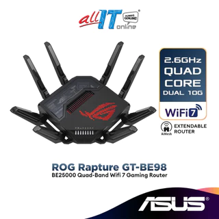Asus ROG Rapture BE25000 Quad-Band Wifi 7 GT-BE98 Gaming Router