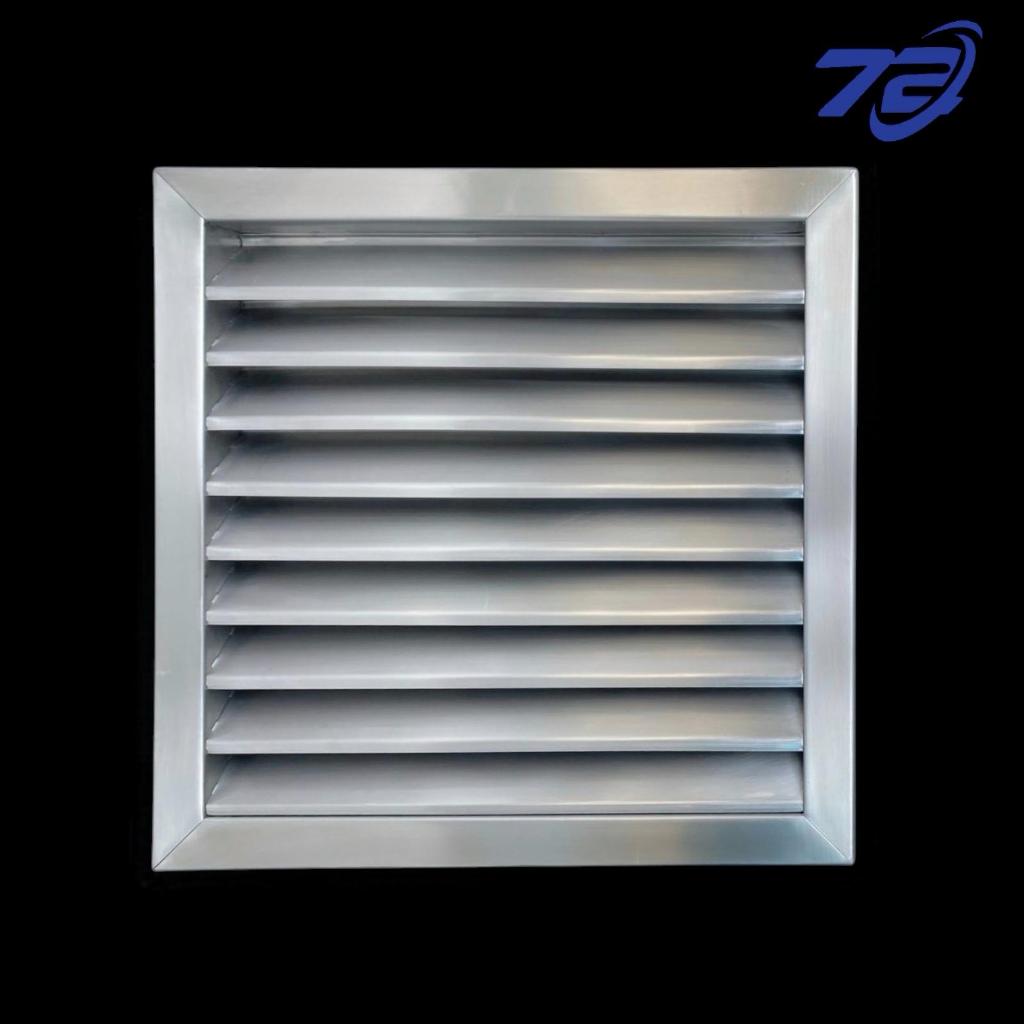 LOUVER RETURN AIR GRILLE c/w INSERT SCREEN (STAINLESS STEEL) | Shopee ...