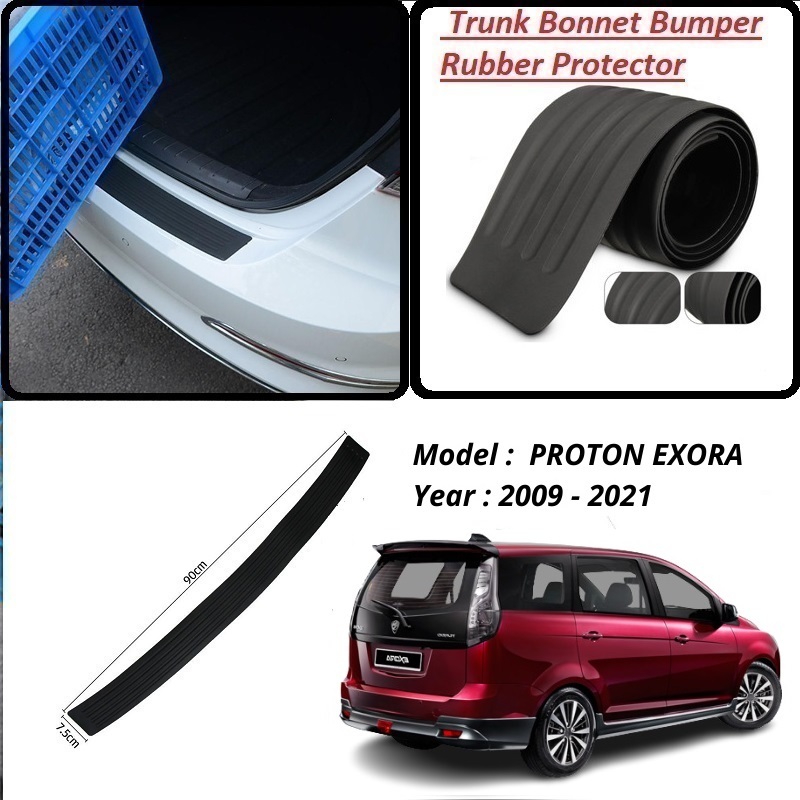 Proton Exora Car Anti Scratch Trunk Bonnet Bumper Rubber Protector ...